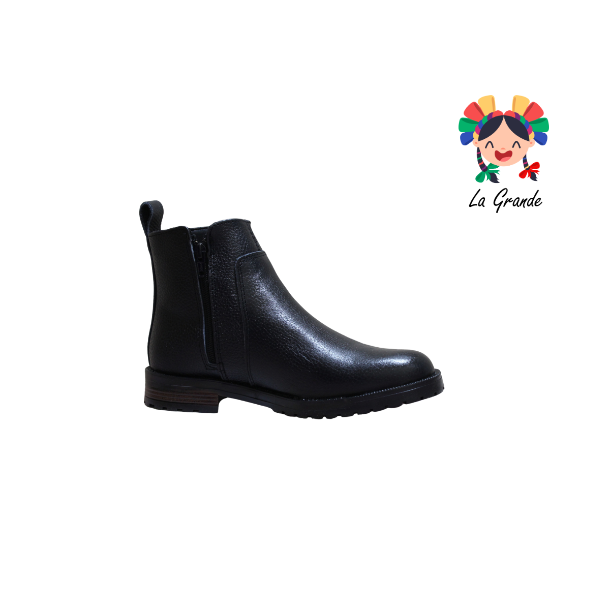 722 NOOKIE TOWN Negro Flother Piel Bota tipo Vaquera para Caballero