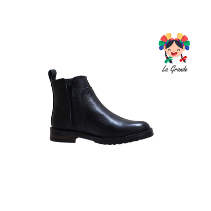 722 NOOKIE TOWN Negro Flother Piel Bota tipo Vaquera para Caballero