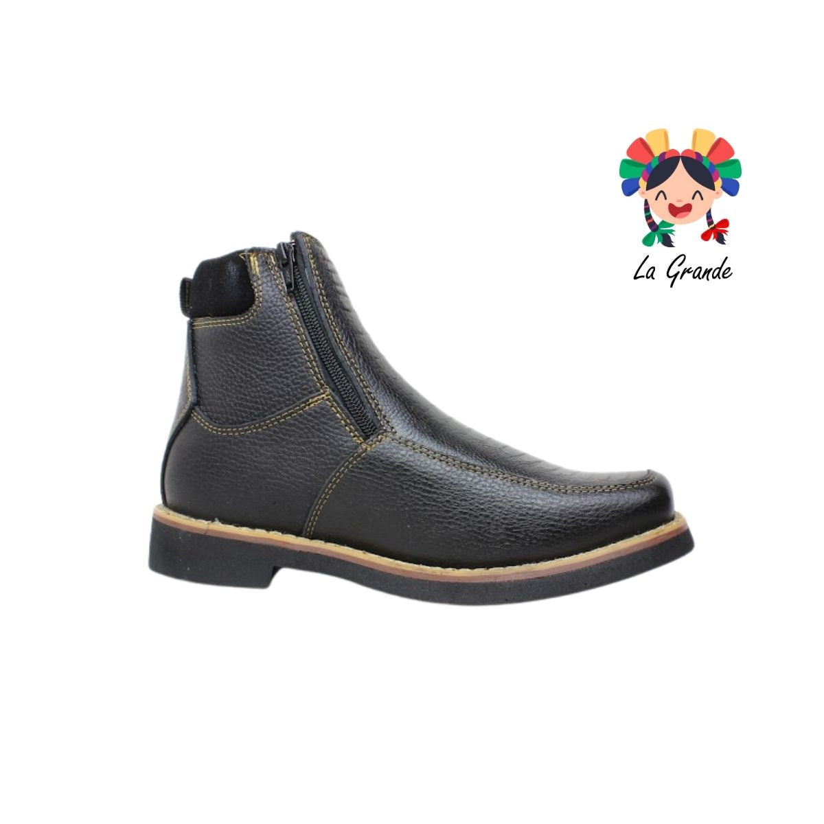 225 NOOKIE TOWN Negro Piel Bota tipo Vaquera para Caballero
