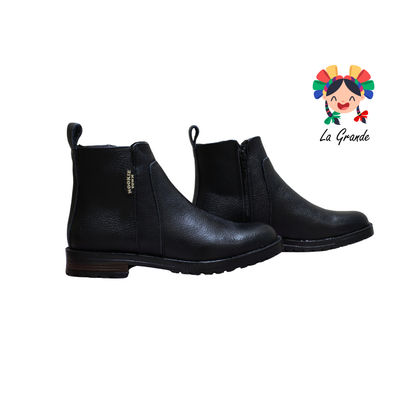 722 NOOKIE TOWN Negro Flother Piel Bota tipo Vaquera para Caballero