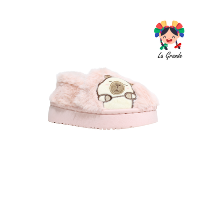 ZJM-00161 MT Multicolor Kapi Pantufla Afelpada para Niña y Niño