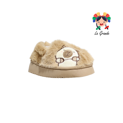 ZJM-00161 MT Multicolor Kapi Pantufla Afelpada para Niña y Niño