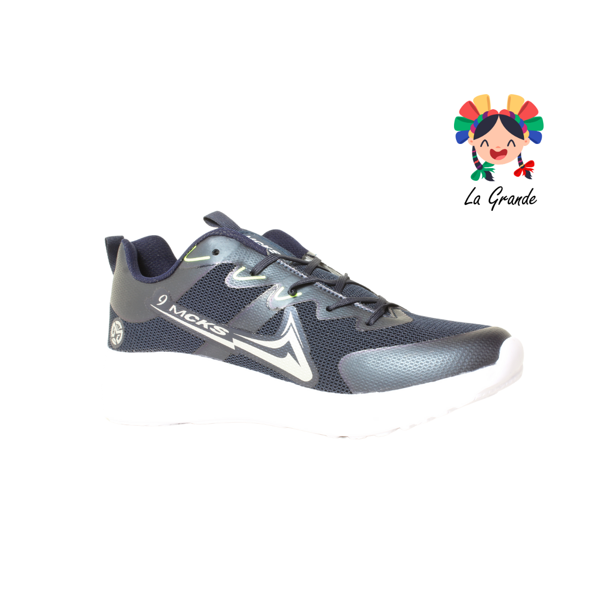 229 MAYCKERS Marino Neon Tenis Deportivo para Caballero