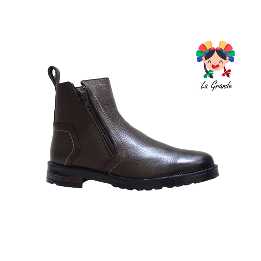710-Q NOOKIE TOWN Cafe Flother Piel Bota tipo Vaquera para Caballero