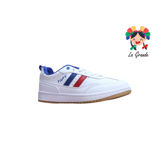 548 APT Bco Rey Rojo Tenis Casual para Dama y Joven