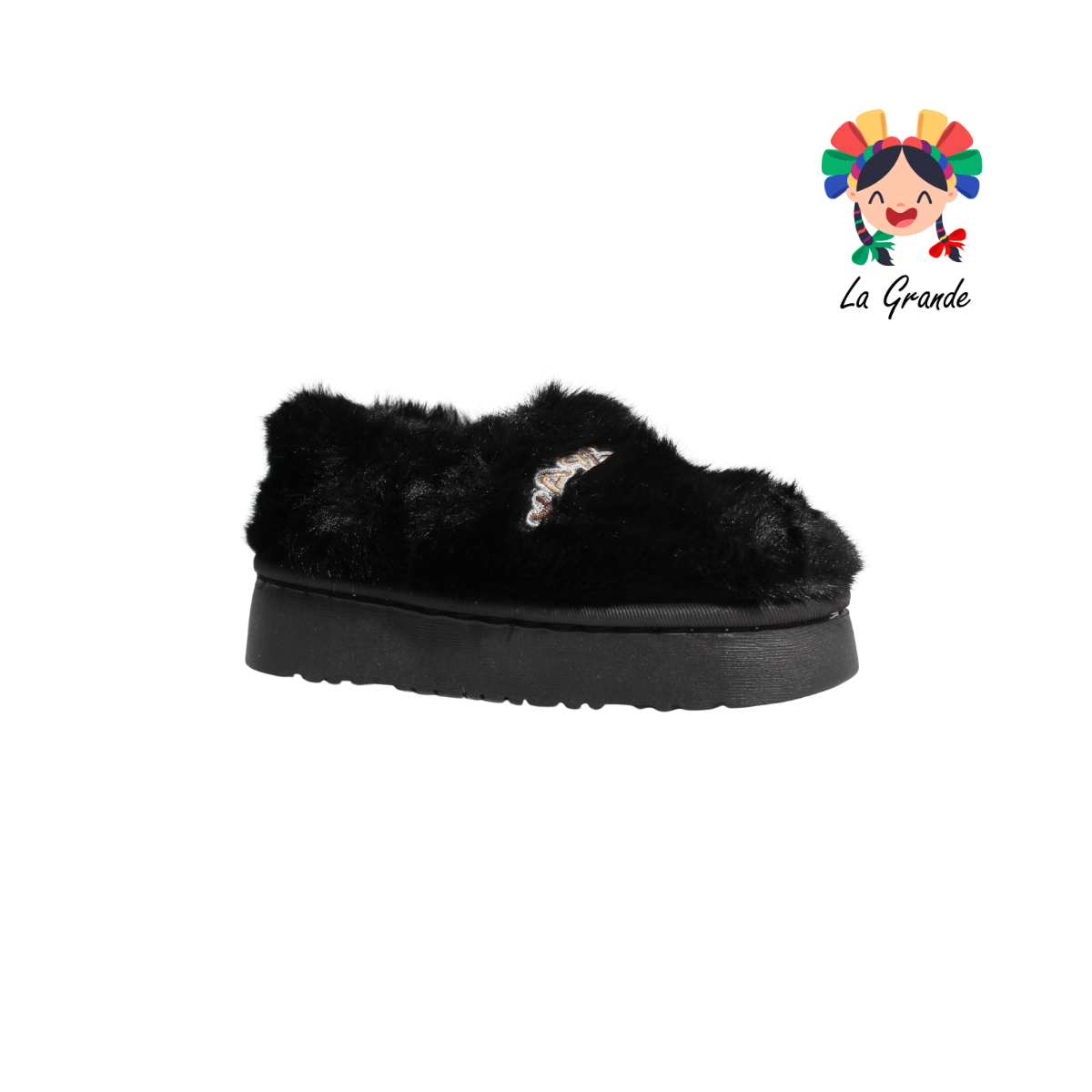 ZJM-00161 MT Multicolor Kapi Pantufla Afelpada para Niña y Niño