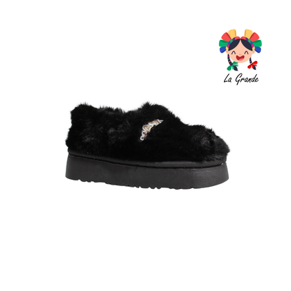 ZJM-00161 MT Multicolor Kapi Pantufla Afelpada para Niña y Niño