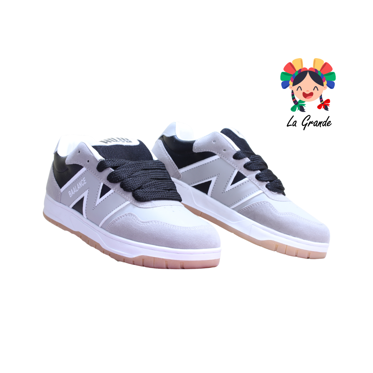 420 ROJO ARANDANO Gris Negro Tenis Casual para Caballero
