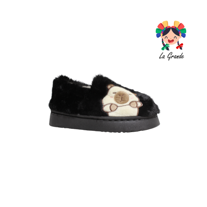 ZJM-00162 MT Multicolor Kapi Pantufla Afelpada para Niña y Niño