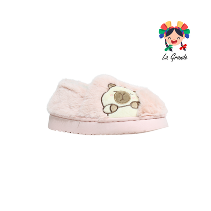 ZJM-00162 MT Multicolor Kapi Pantufla Afelpada para Niña y Niño