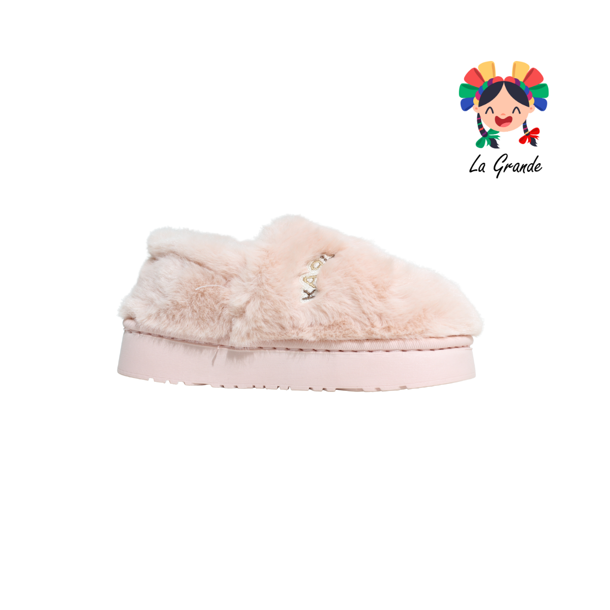 ZJM-00162 MT Multicolor Kapi Pantufla Afelpada para Niña y Niño