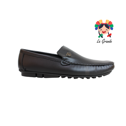 106 BOGA Negro Sint Zapato Casual para Caballero