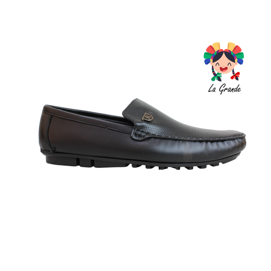 106 BOGA Negro Sint Zapato Casual para Caballero