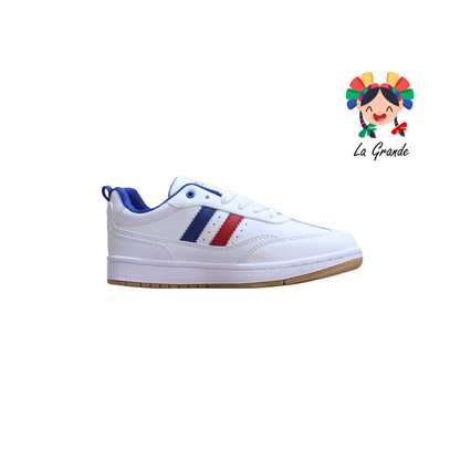 548 APT Bco Rey Rojo Tenis Casual para Dama y Joven