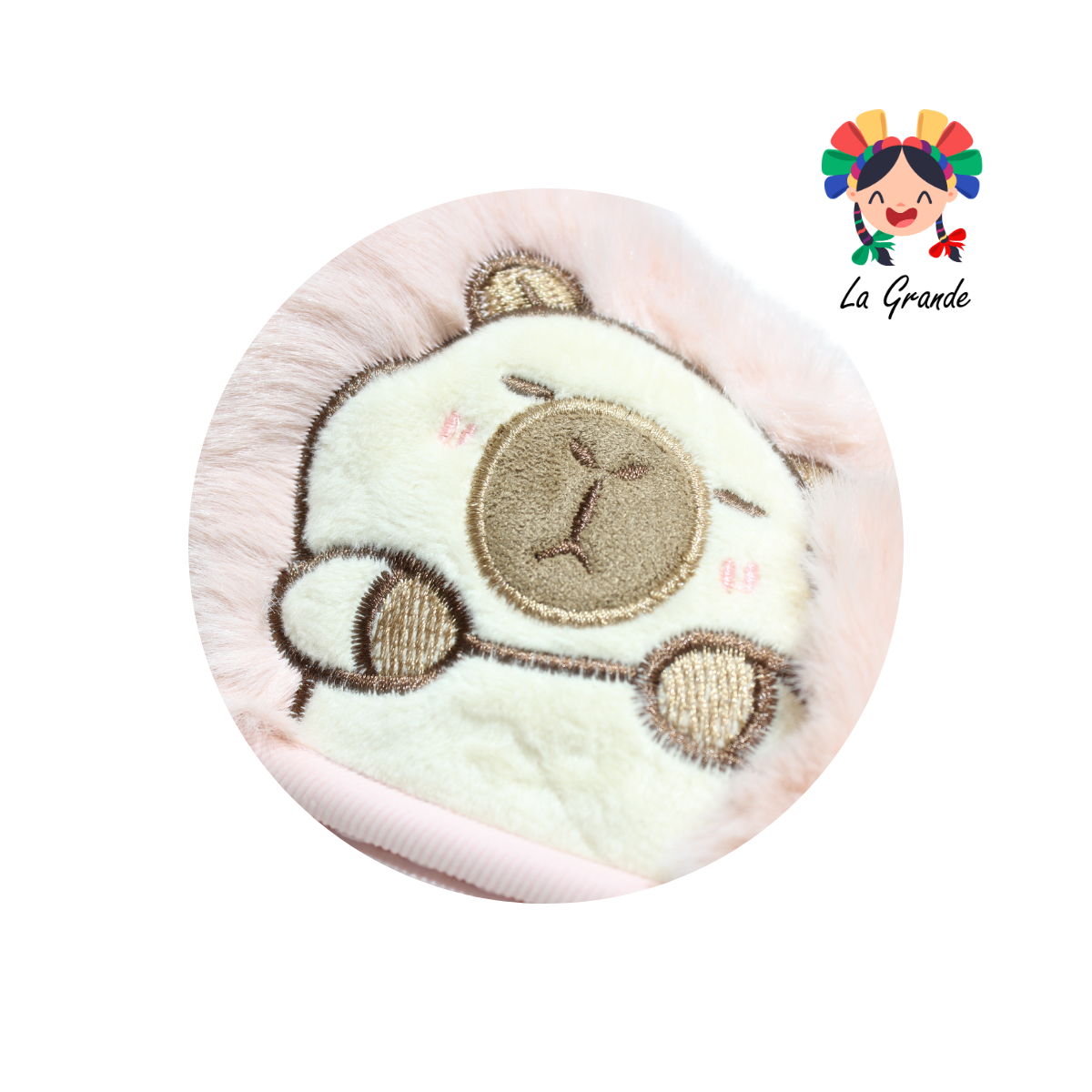 ZJM-00162 MT Multicolor Kapi Pantufla Afelpada para Niña y Niño