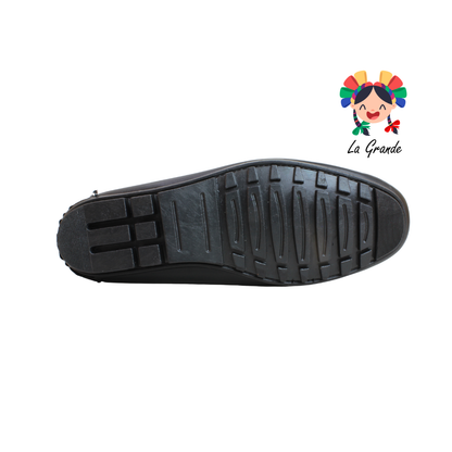 106 BOGA Negro Sint Zapato Casual para Caballero