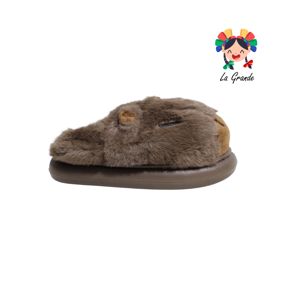 A-5038 ZXXG Multicolor Capibara Pantufla Afelpada para Dama y Joven