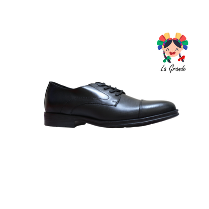 7680 MARISCAL Negro Piel Zapato para Caballero