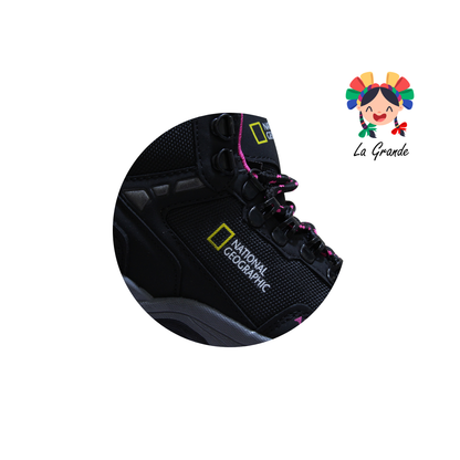 8211 NATIONAL GEOGRAPHIC Negro Fucsia Bota Montaña para Dama