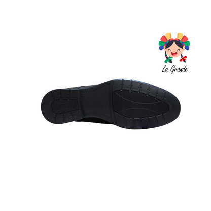 7680 MARISCAL Negro Piel Zapato para Caballero