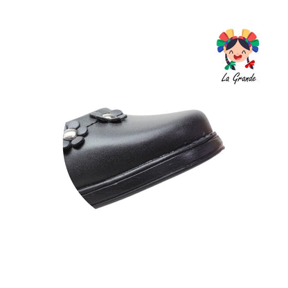 25-304 GG Negro Napa Zapato Escolar para Niña y Dama