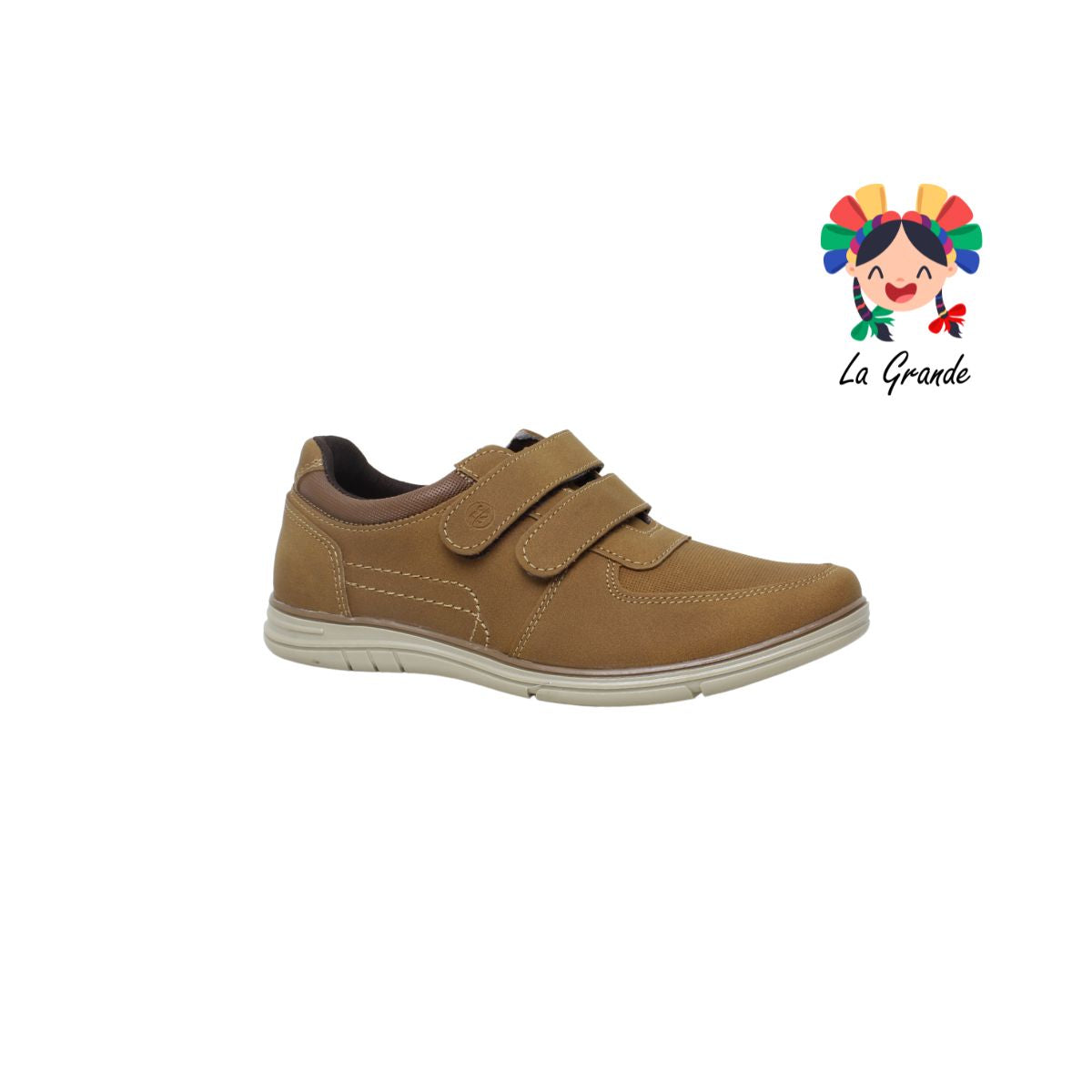 25007 RODRISAN Tan Sint Zapato Casual para Niño, Joven y Caballero