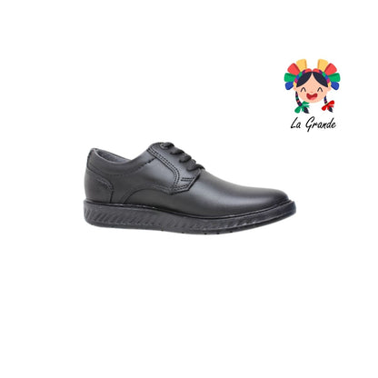 2502 CUSTOM Negro Atanado Zapato casual para Joven