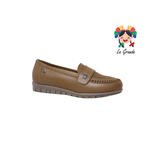 2505 LUPITAS Camel Mocasín Casual para Dama
