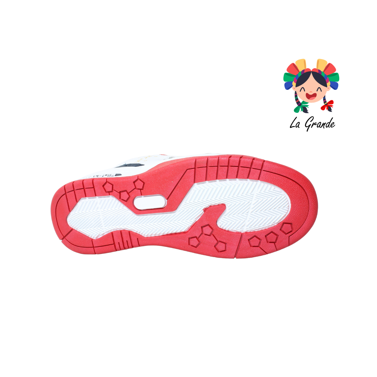 250 WALKQUIR Bco Mno Rojo Sintético Tenis Casual para Caballero