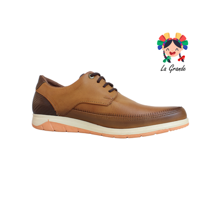 5104 NOZIVO Camel Sint Zapato Casual para Caballero