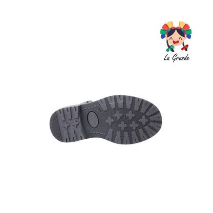 25190 BLASITO Negro Napa Bota Casual Larga para Niña