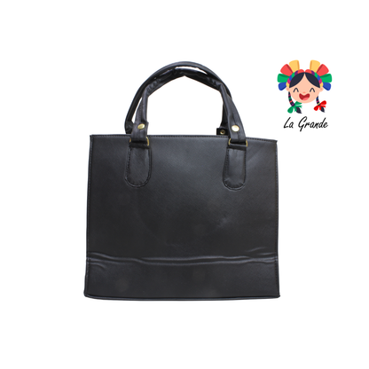 038 HUNTRI LUCCIANA Bolsa Negro Multi Casual Tipo Cajita para Dama