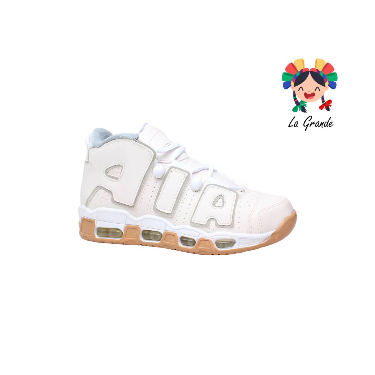 1018 HARMAN Latte Gris Ámbar Sint Tenis tipo Urban para Dama, Joven y Caballero