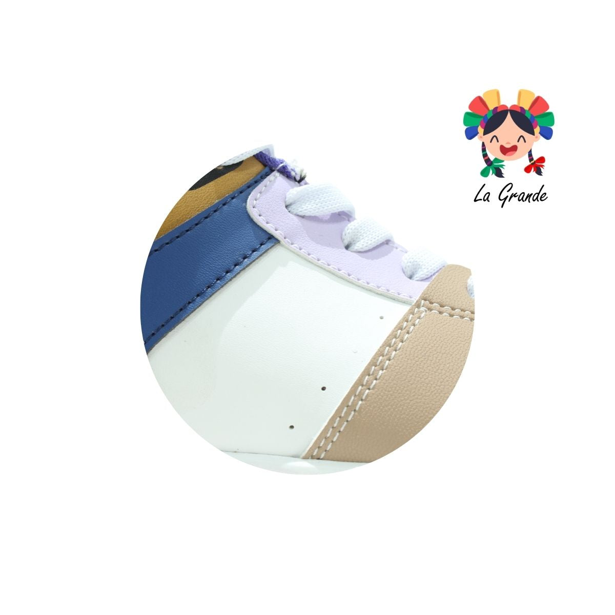 2521 DOMINQ Blanco Miel Tenis Casual para Dama y Joven