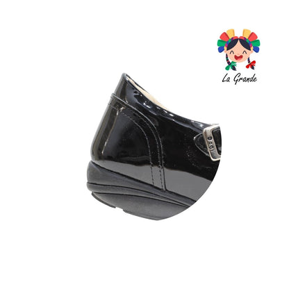 2526 DOGI Negro de Piel Charol Zapato Escolar para Dama