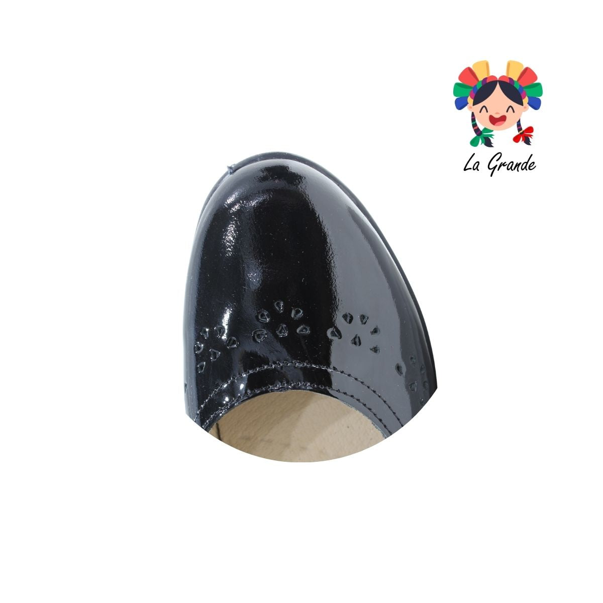 2526 DOGI Negro de Piel Charol Zapato Escolar para Dama