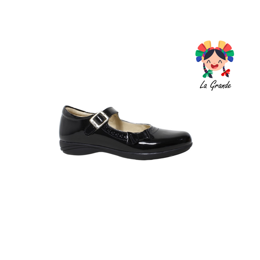 2529 DOGI Negro Piel  de Charol Zapato para Dama