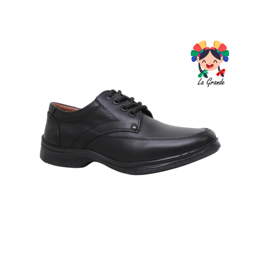 252 RIVERA CONFORT Negro Piel Zapato Confort para Caballero