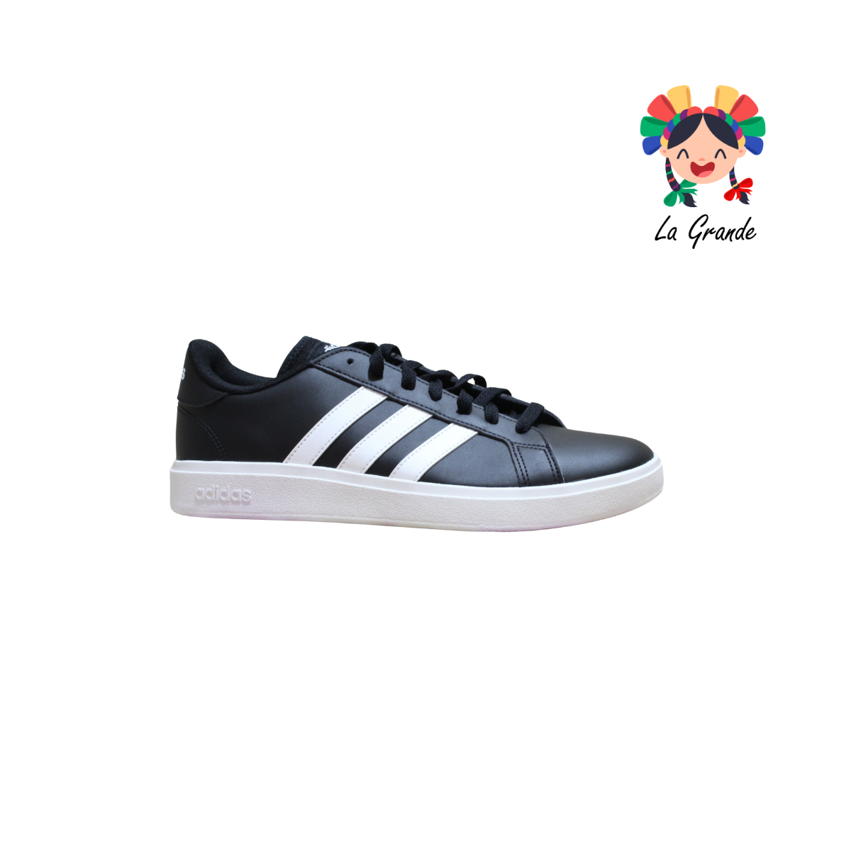 GRAND COURT ADD Negro Tenis Casual Importado Original para Dama y Caballero