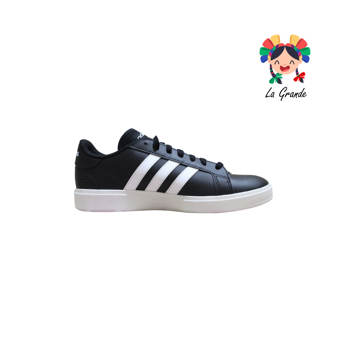 GRAND COURT ADD Negro Tenis Casual Importado Original para Dama y Caballero