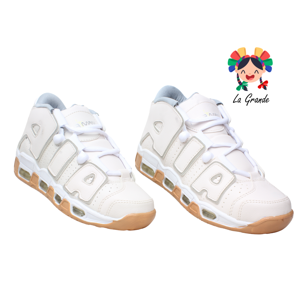 1018 HARMAN Latte Gris Ámbar Sint Tenis tipo Urban para Dama, Joven y Caballero
