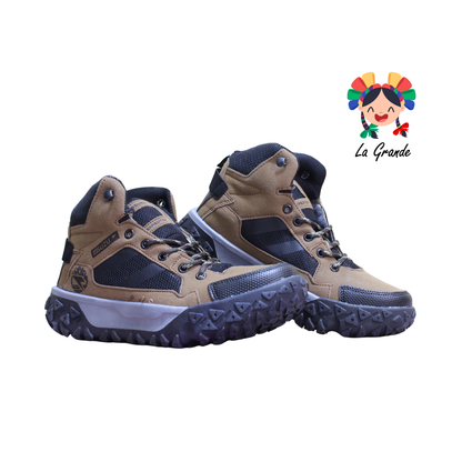 005 ISSUZU Café Negro Bota de Montaña para Jóven y Caballero