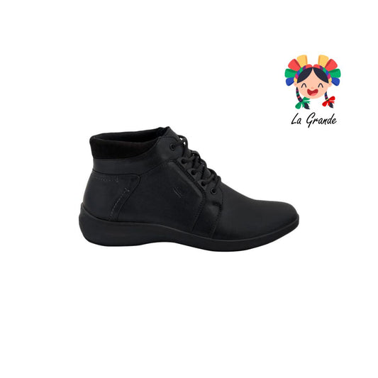 25911 FLEXI Negro Piel Botín Casual para Dama