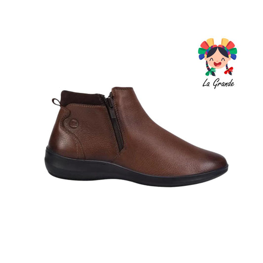 25913 FLEXI Café Piel Botín Casual para Dama
