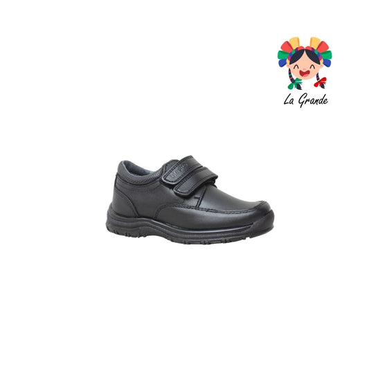 25E243 BLASITO Negro Piel Zapato Escolar para Niño