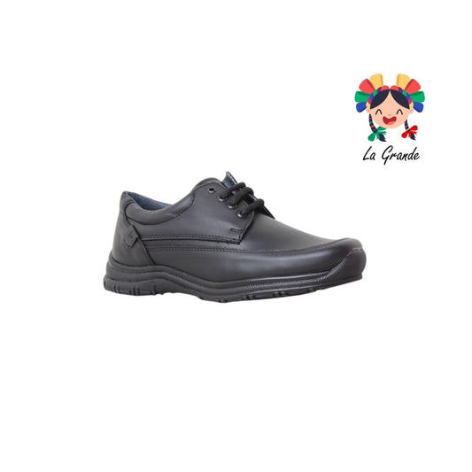 25E244 BLASITO Negro Piel Zapato Escolar para Joven