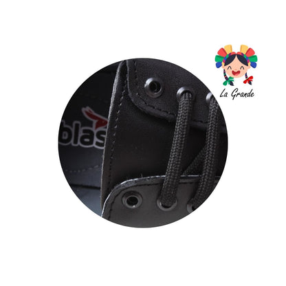 25E244 BLASITO Negro Piel Zapato Escolar para Joven