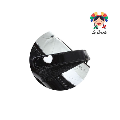 25E311 BLASITO Negro Charol Zapato Escolar para Niña