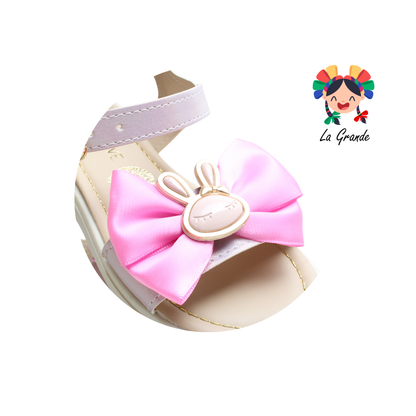 1000 CAMI LOVE Rosa Sandalia Casual para Bebé y Niña