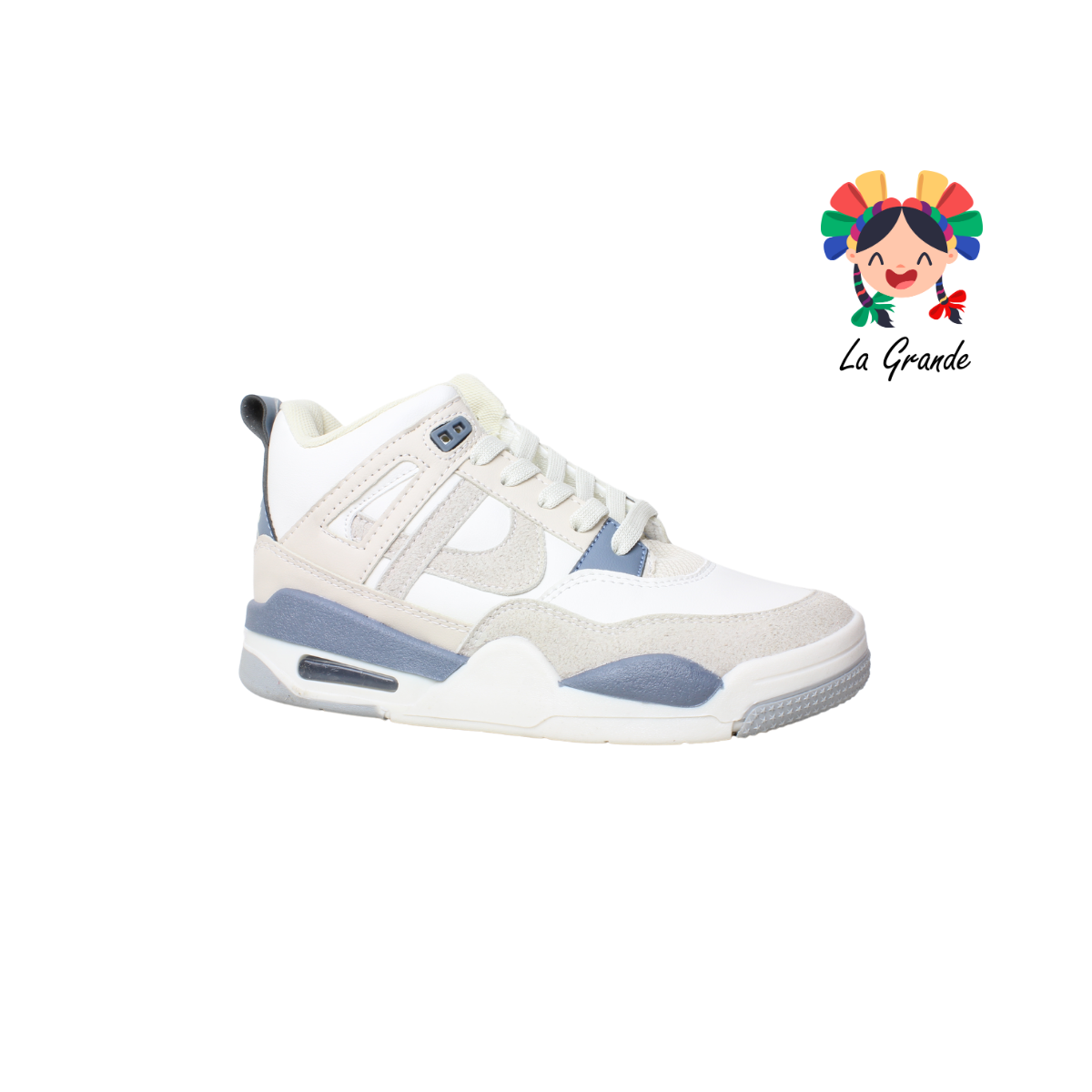 010897 PANAM Ostión Azul Napa Tenis Casual Original para Dama y Joven